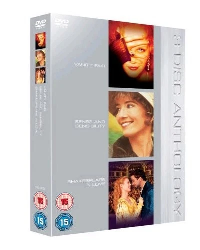 VANITY FAIR/SENSE AND Sensibility/Shakespeare In Love [DVD], New DVD ...