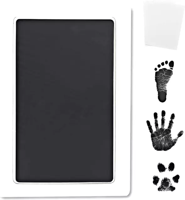 REIGNDROP Clean-Touch Ink Pad for Baby Footprint, Handprint, Pet Paw Prints -...