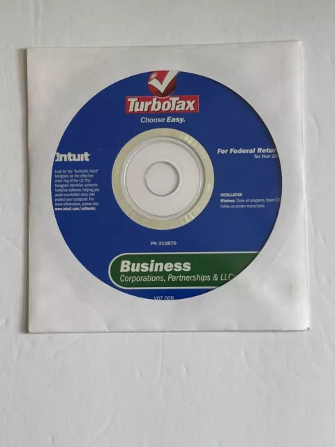 TurboTax Business, Corporations, Partnerships & LLCs