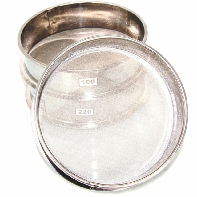 Edelstahl Mehl Sieb Küche Netz Zucker Reis Bohne Filter 20 cm Praktisch