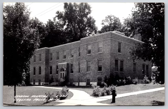 Crystal Falls Michigan~General Hospital~1940s RPPC