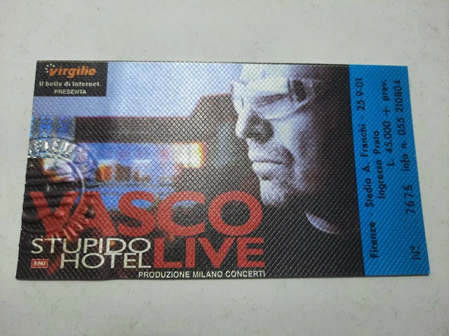 Biglietto Concerto. VASCO ROSSI