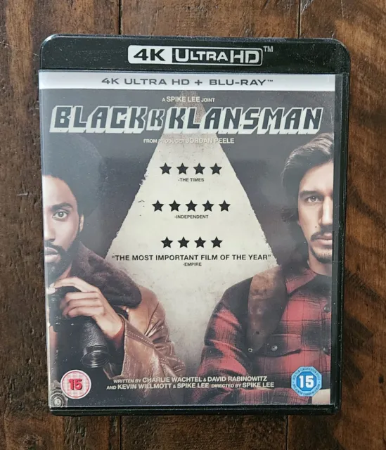 BlacKKKlansman (4k UHD, 2018)- FREE Shipping