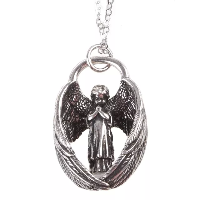 Wing Angel Pendant Necklace Christ Religious Pray Good Luck Unisex Jewelry