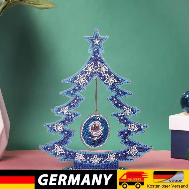 Leuchtender Weihnachtsbaum, spezielle Form, Diamantmalerei-Ornament-Set (DZ688)