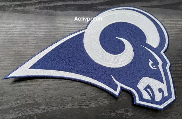 LOS ANGELES RAMS FOOTBALL NFL SUPERBOWL LOGO PATCH HUGE 9" sew on Aufnäher