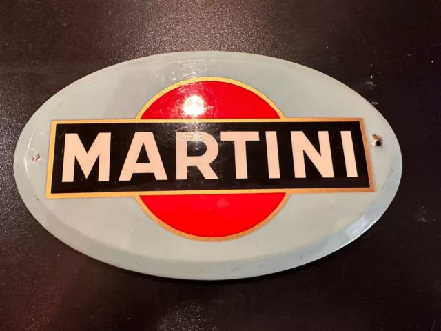 Rare Plaque Ancienne publicitaire Glacoide Martini Année 60