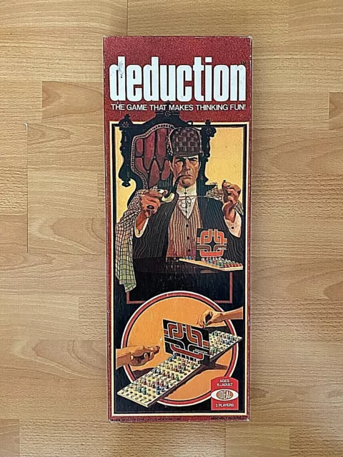 Deduction Board Game - 1976 Ideal Toy Corp, USA - 100 % Complete