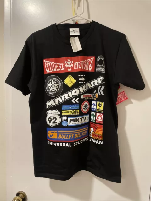 Mario Kart T-shirt Universal Studios Japan Mario Motors Nintendo USJ Japan M