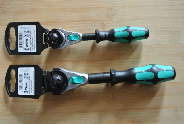 Wera 8000 B Knarre mit 3/8"Antrieb & Wera 8000 A Knarre mit 1/4"Antrieb