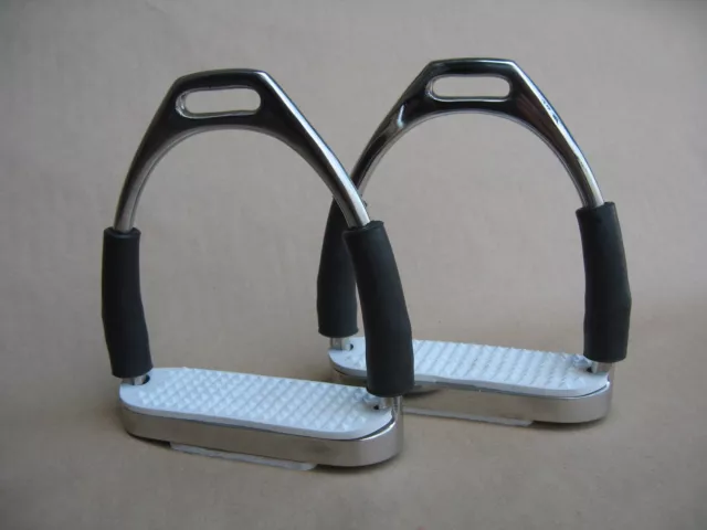 Fillis Steigbügel aus Edelstahl mit flexiblem Gelenk Sicherheitssteigbügel