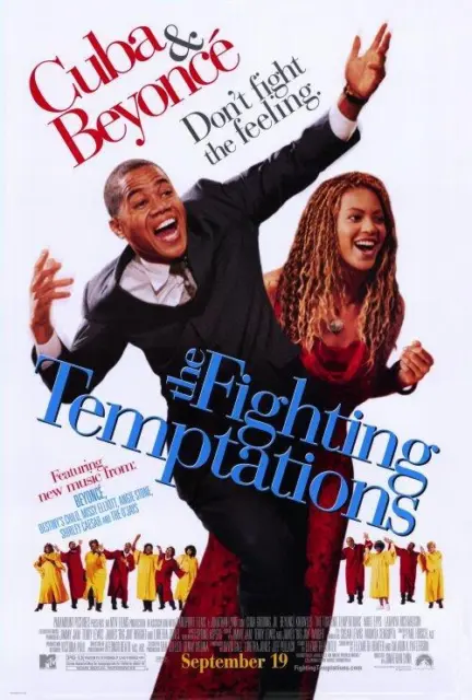 THE FIGHTING TEMPTATIONS Movie POSTER 27 x 40 Cuba Gooding Jr. Beyoncé, A