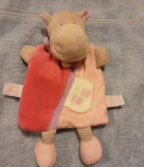 Doudou Marionnette Hippopotame Rose Flip Flap Doudou Et Compagnie Paris Tbe