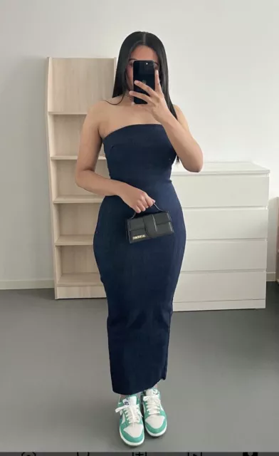 Zara denim dress uk new arrivals