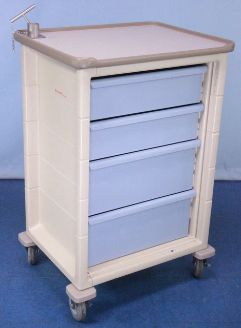 Herman Miller Medical Supply Cart Crash Cart Hospital Cart with Warranty