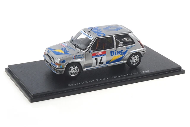 Modellino Auto Atlas Edicola 1/43 Renault 5 Maxi Turbo Tour De Corse 1985 3 J Ragnotti P Thimonier