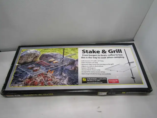 Stromberg Carlson Open Fire Stake & Grill GR-1522