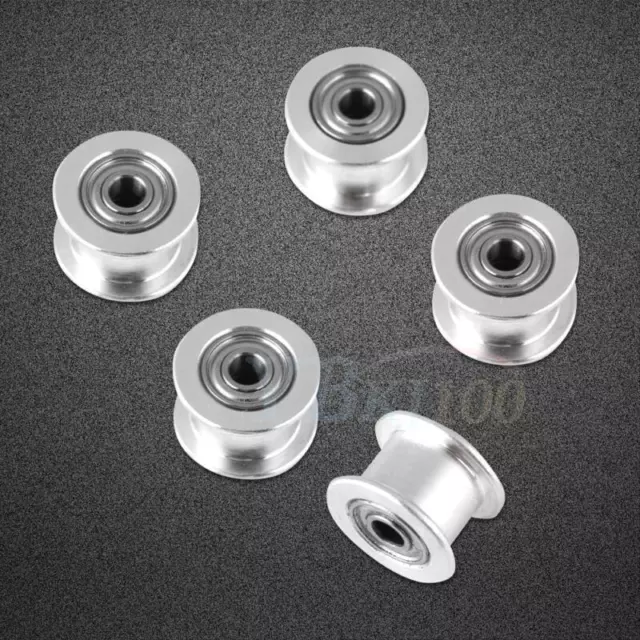 5PC GT2 Timing Pulley Idler 16/20T 6/10mm Bearing for 3D Printer