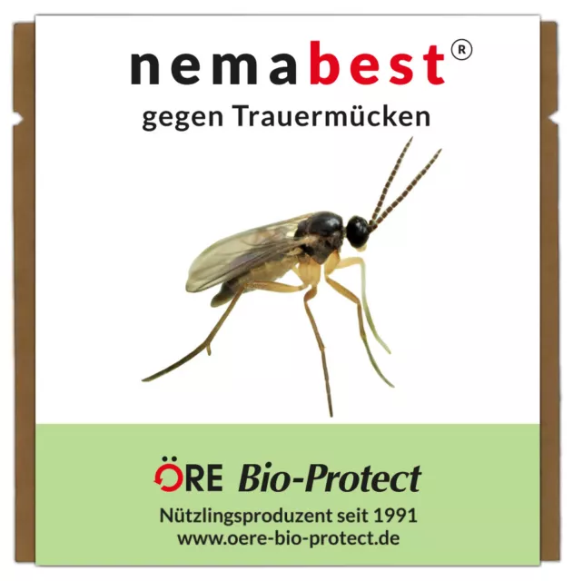 nemabest® SF Nematoden 6 Mio. (60 Pflanzen/12m²) gegen Trauermücken