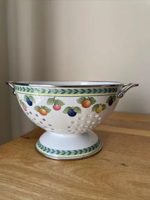 Villeroy & Boch Metal Enamelled Colander French Garden Fleurence Pattern