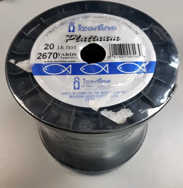 Izorline XXX Co-Polymer 1/4lb 1/2Lb Bulk Spool Monofilament Mono Fishing  Line