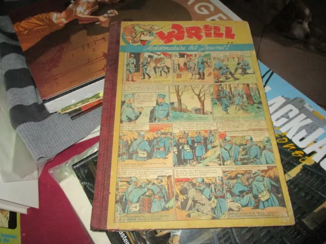 Wrill Album Reliure N°3 N°34 A 46 1Ere Annee 1945 Le Rallic Pinchon Martin Tbe