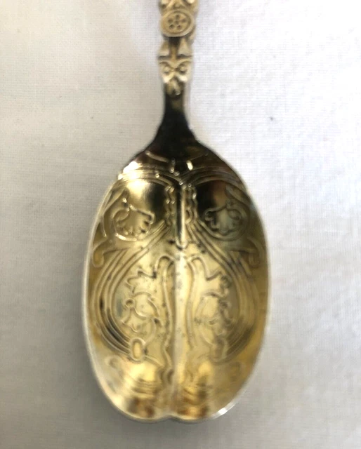 Solid Silver Coronation Anointing Spoon- Silver Gilt Bowl- 1936 Sheffield Assay