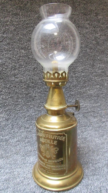 Lampe Ancienne De Vélo / Moto - À Pétrole - Collection Vintage - Occasion Fonctionnement Ok
