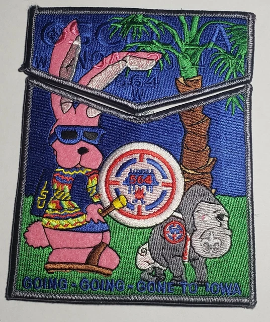 Boy Scout OA 564 Osceola Lodge 2004 NOAC Flap Set
