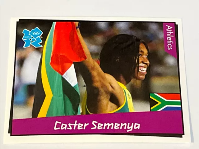 Caster Semenya Olympische Spiele 2012 Panini Aufkleber #77 🙂