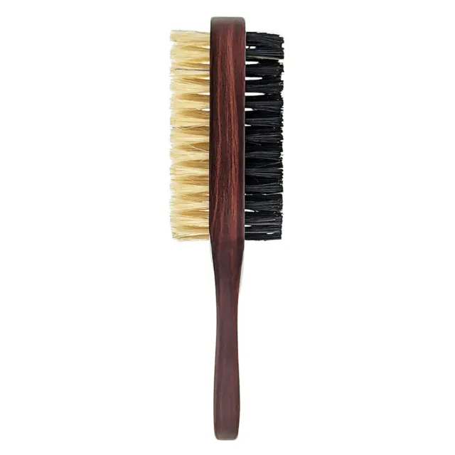 Kobe Pro Double Sided Hair Brush Boar one side & Soft Nylon Bristles, Barbers