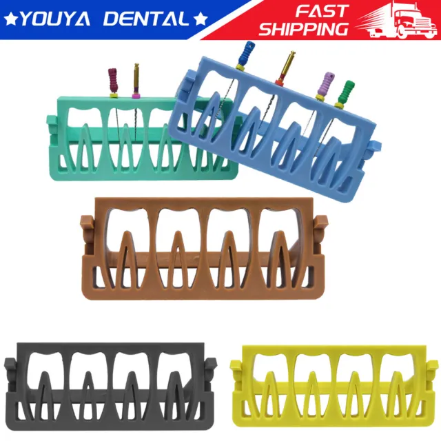 8 Holes Dental Endodontic Files Drill Stand Root Canal File Block Storage Rack
