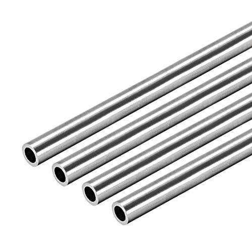 304 Stainless Steel Round Tubing 6mm OD 1mm Wall Thickness 250mm Lengt