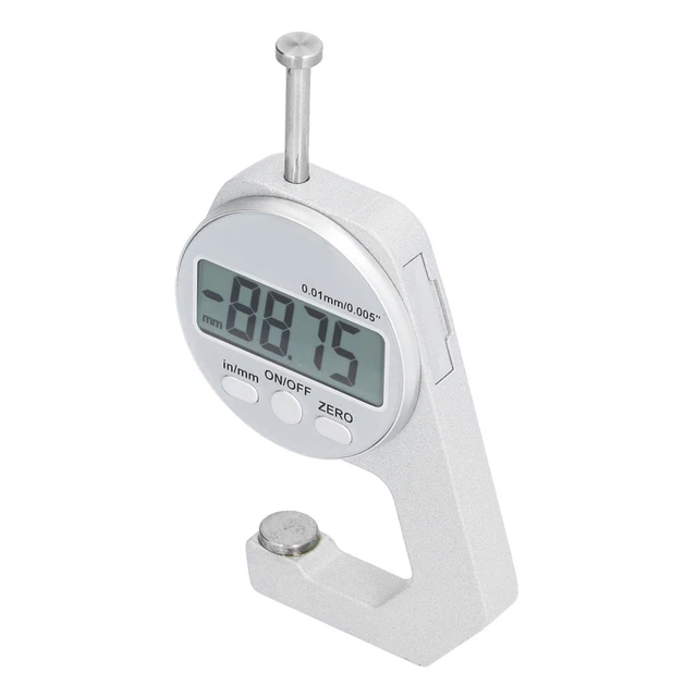 Micrometro elettronico rotondo accurato comodo grande schermo LCD digitale