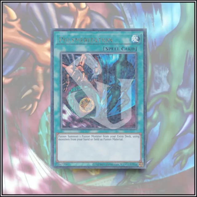YuGiOh POLYMERIZATION | ULTRA PARALLEL RARE ▪️ 1ST EDITION 💎