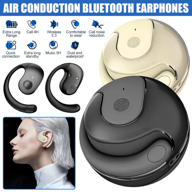 Rotatable Wireless Open Ear Headphones Bluetooth 5.3 Wireless Headsets Earphones