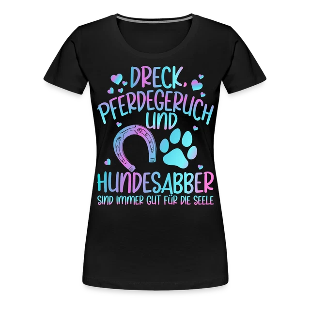 Reiter Hoodie Mit Spruch - Dreck, Hundesabber & Pferdegeruch Für Pferdeliebhaber
