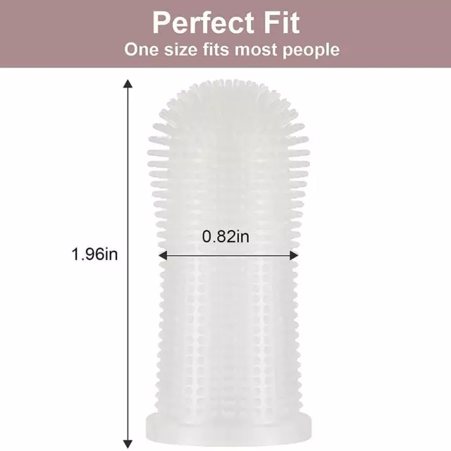 Pet Finger Toothbrush Prevent Hurting Dog Tooth Cleansing Brush For Pet Shop