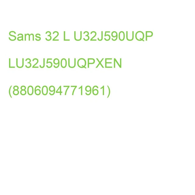 Sams 32 L U32J590UQP LU32J590UQPXEN (8806094771961)