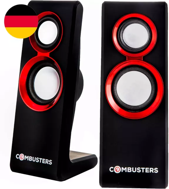 Combusters USB Design Lautsprecher Box Boxen Pc Tower Computer Laptop Notebook S