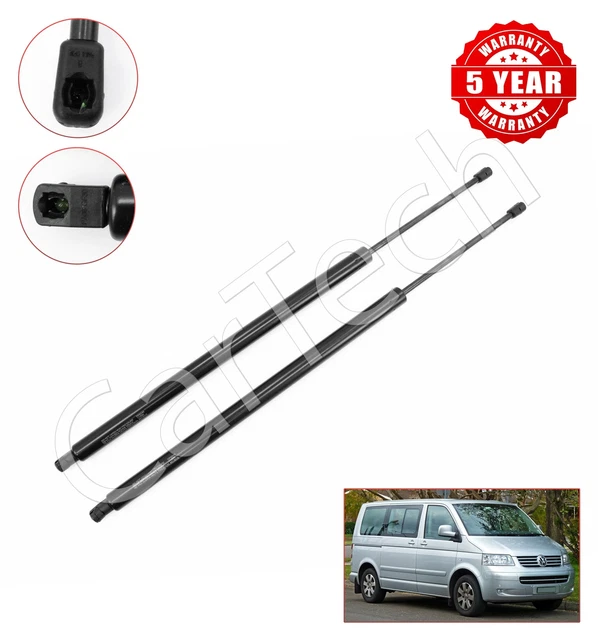 2X TAILGATE BOOT Gas Struts 1200N For Vw T5 Transporter V Multivan 2003