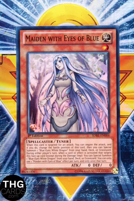 Maiden with Eyes of Blue SDBE-EN006 1st Edition Super Rare Yugioh Card