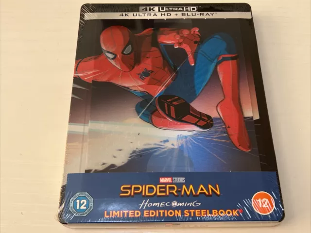 Spider-Man Homecoming Lenticular Magnet 4K UHD Blu-ray SteelBook U.K. Exclusive