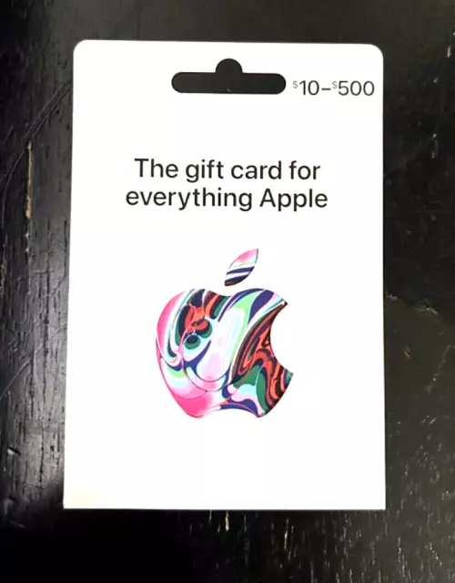 Apple iTunes Gift Card NO VALUE Rechargable $15-$500 (IL/RT6-S36