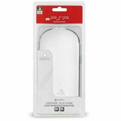 UFFICIALE Sony PSP Slip in Pelle Bianco Case Cover Protezione Per PSP 2000 3000