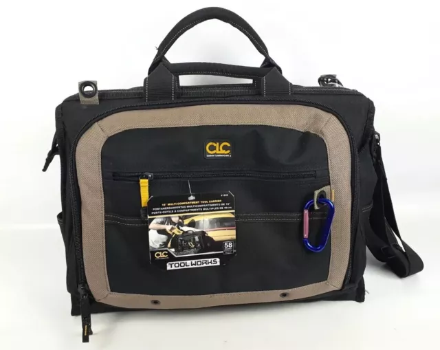 New CLC 1539 58 Pocket 18"  Multi-Compartment Tool Bag