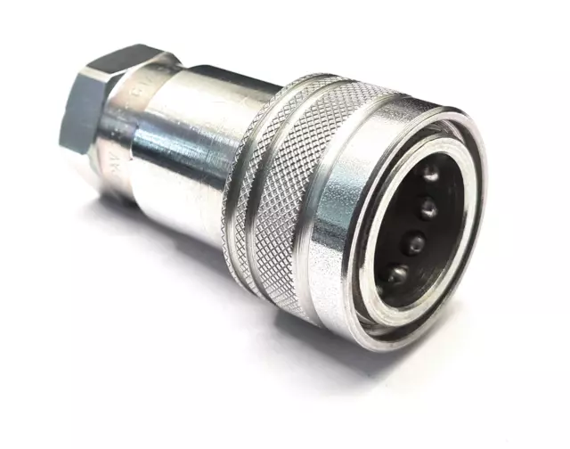 ISO A Hydraulic Quick Release FEMALE Carrier Coupling - Sizes 1/4" to 1 1/4" BSP