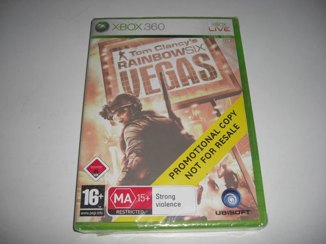 Tom Clancy's RAINBOW SIX VEGAS Promotional Copy Xbox 360 - NEW & SEALED