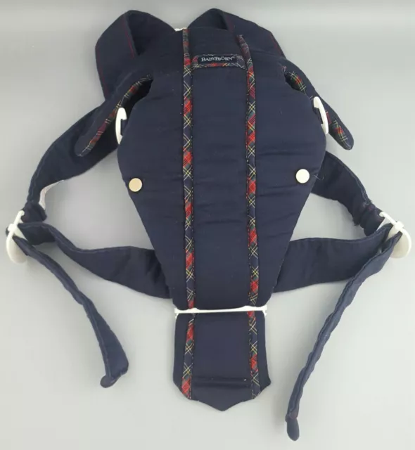 Baby Bjorn Baby Carrier Infant 53-90 cm Navy Dark Blue 100 % Cotton Preowned