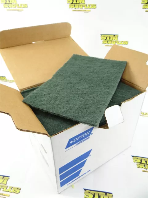 New Case Of 20 Norton Bear-Tex A/O Very Fine Abrasive Pads 6" X 9" New Case Of 20 Norton Bear-Tex A/O Very Fine Abrasive Pads 6" X 9"